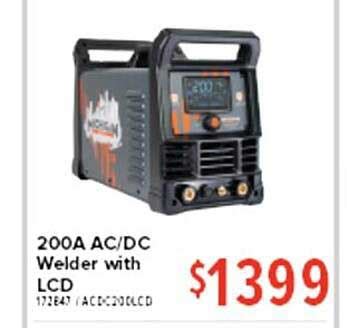 200a Ac Dc Welder With Lcd Offer At Total Tools 1Catalogue Com Au