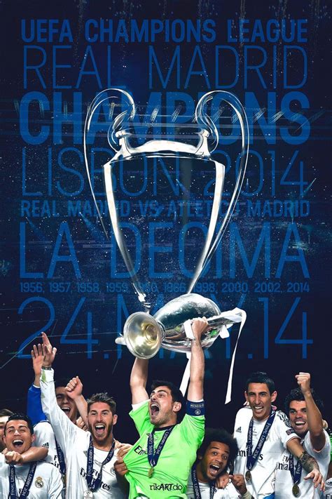 Real Madrid Champions 2014 By Riikardo On Deviantart Madrid Soccer Team Madrid Football Club