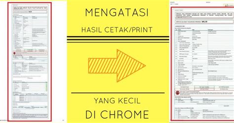 Dan pasti masih banyak orang yang belum mengetahui penyebab dari masalah tersebut. Cara Mengatasi Hasil Cetak/ Print yang Kecil di Chrome
