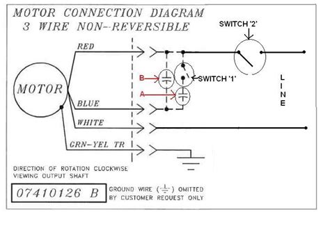 (direct wired) into an approved junction. Ge Motor Wiring Diagram - Database - Wiring Diagram Sample
