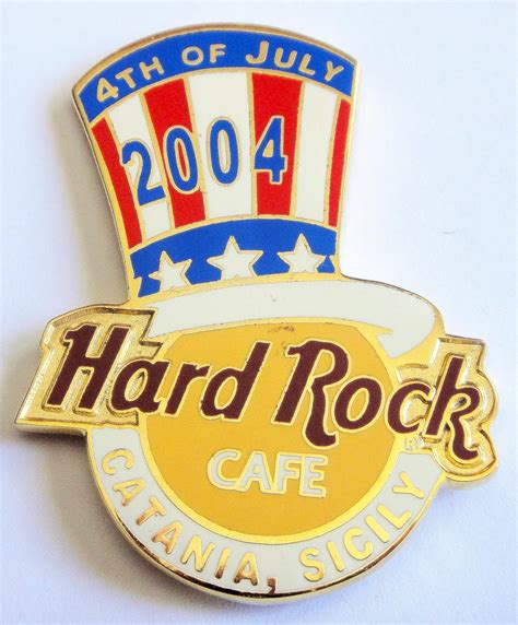 hard rock café sicily catania 2004 4th of july series pin everything else