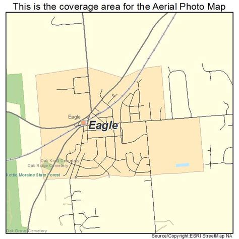 Aerial Photography Map Of Eagle Wi Wisconsin