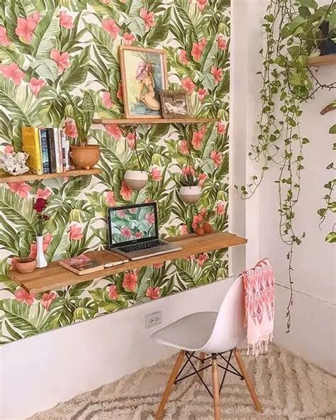 38 Cozy Tropical Home Office Decor Ideas Youll Love To Stay