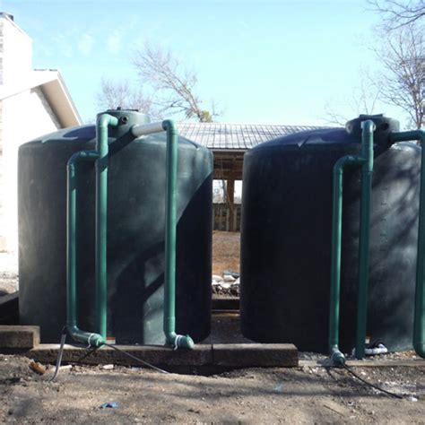 Aboveground Polyethylene Pe Cisterns For Rainwater Storage