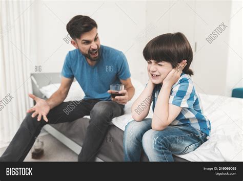 Drunken Father Screams Image And Photo Free Trial Bigstock