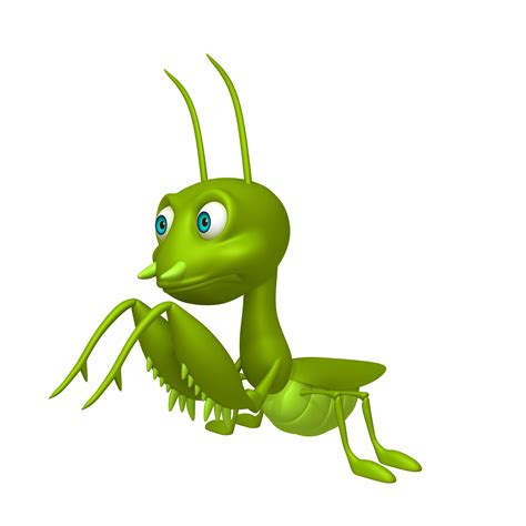 3d Praying Mantis Cartoon Insect Cgtrader