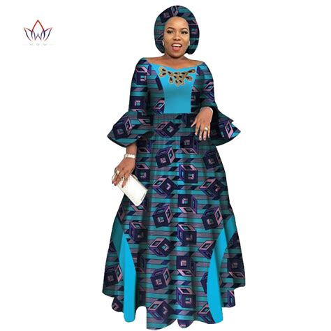 2019 African Dresses For Women Long Sleeve Dresses For Women Party Wedding Casual Date Dashiki