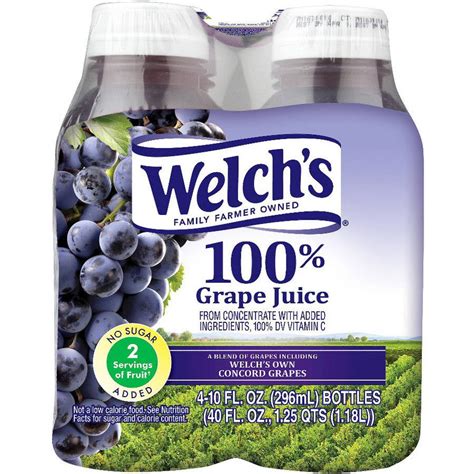 Welchs 100 Grape Juice 40 Fl Oz Pack Of 6
