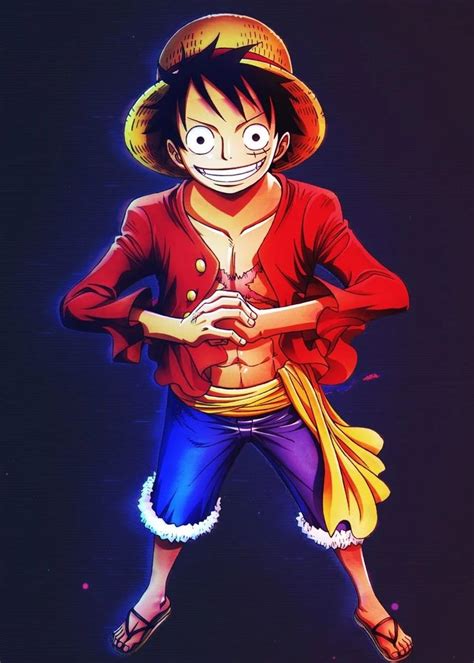 Anime One Piece Luffy Poster By Reo Anime Displate One Piece