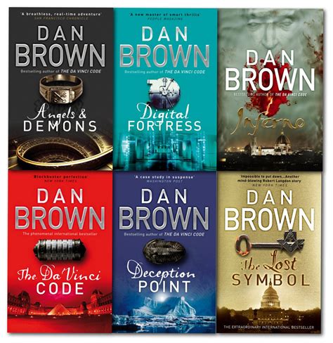Dan Brown Robert Langdon Series 6 Books Collection Set Inferno Lost