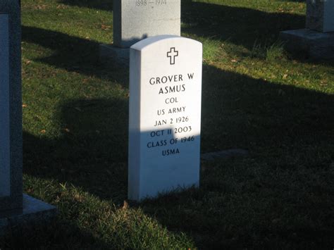Col Grover Woodrow Asmus 1926 2003 Find A Grave Memorial