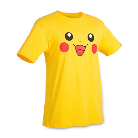 Pikachu Big Face Relaxed Fit Crew Neck T Shirt Youth And Adult