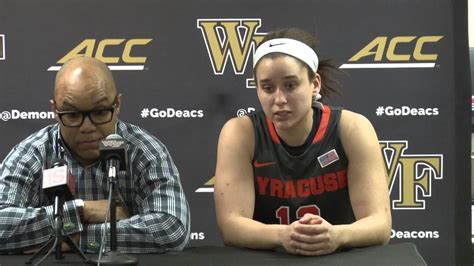 Women S Basketball At Wake Forest Postgame Press Conference YouTube