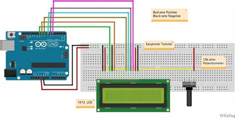 Interface Lcd With Arduino 16x2 Lcd Arduino Arduino Lcd Tutorial