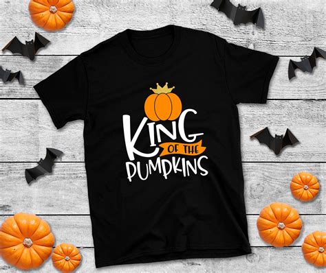 King Of The Pumpkins Kids Halloween Shirt Childrens Halloween Tshirt