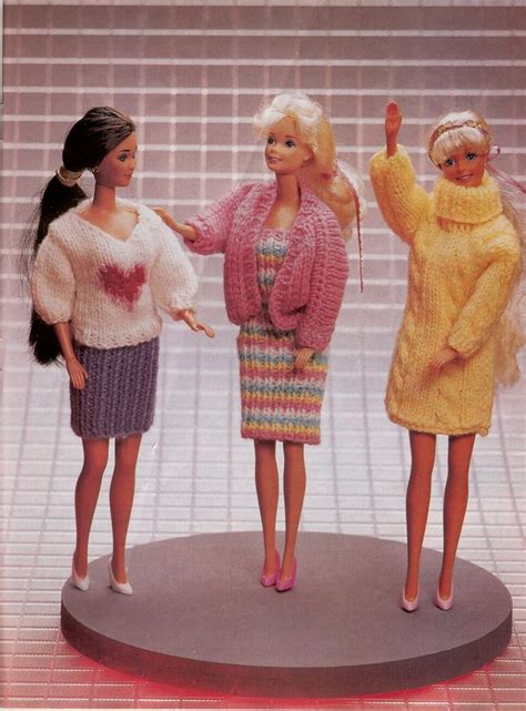 Vintage Barbie Doll Crochet Pattern Barbie Knitting Patterns Crochet