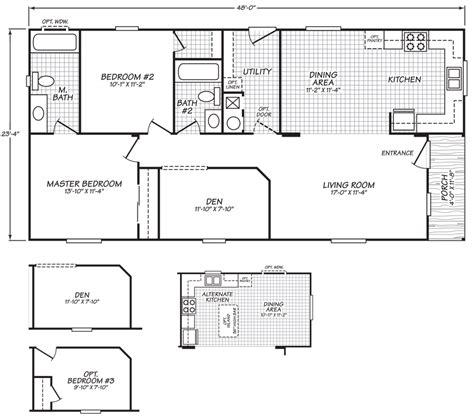 16 x 80 single wide mobile home floor plans in addition 14. 1995 Fleetwood Manufactured Home Floor Plans