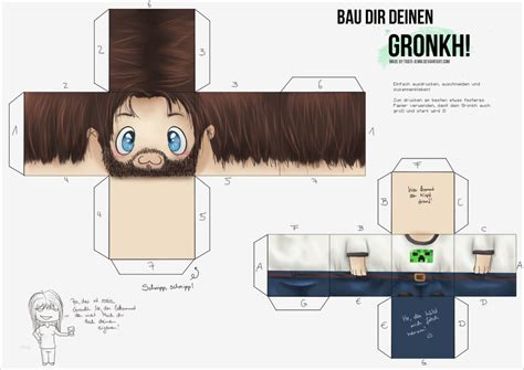 Maybe you would like to learn more about one of these? Papercraft Vorlagen Best Of Craft Your Gronkh by Anouki ...