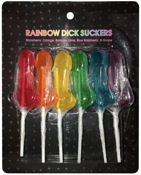 prideoutlet party gear rainbow dick suckers