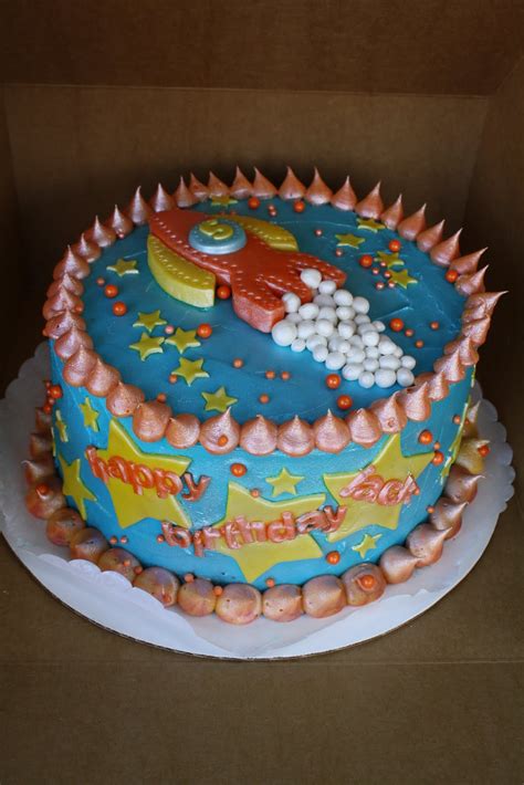 rocket ship cakes decoration ideas  birthday cakes