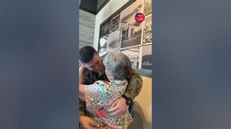 Army Grandson Surprises Grandma On Her Birthday After Deployment 🥳🇺🇸