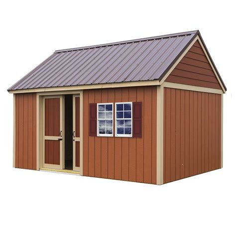 Build Your Own Shed Kit Home Depot Lakewood 12 Ft X 24 Ft Wood