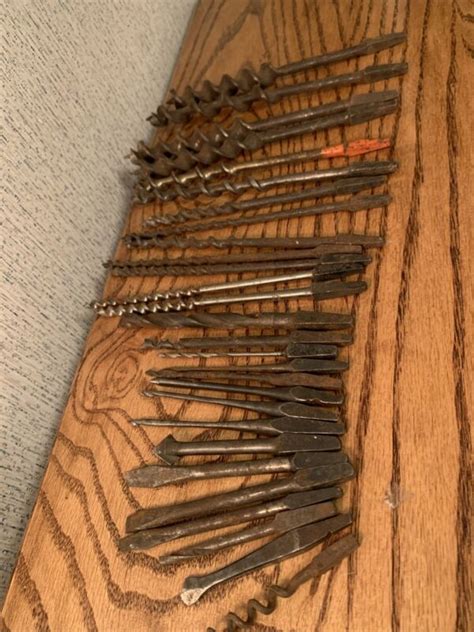 Antique Tools Brace Bit Hand Drill Auger Drill Bits Lot Vintage Mixed Tools Antique Price