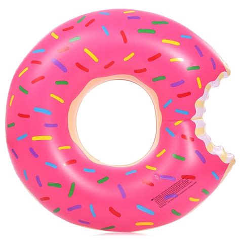 New Arrival Inflatable Gigantic Doughnut Adult Swimming Ring Floating