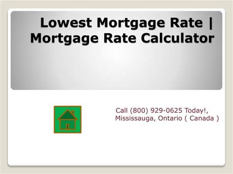 Ppt Try Our Mortgage Rate Calculator And Get Best Lowest Mortgage