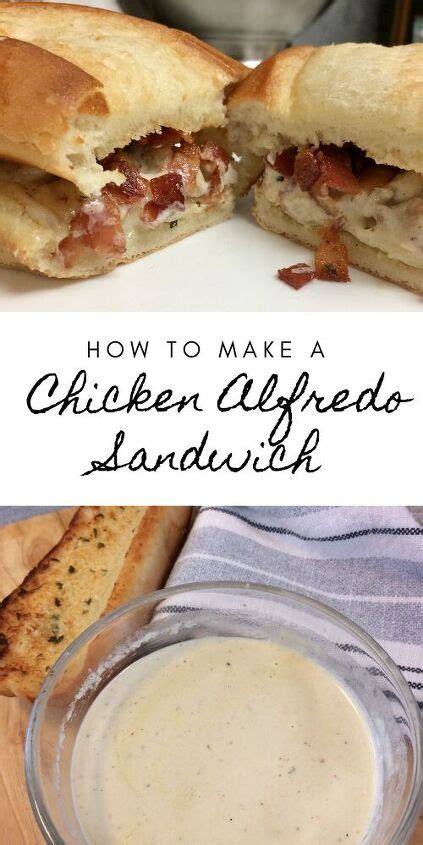 How To Make A Chicken Alfredo Sandwich Foodtalk