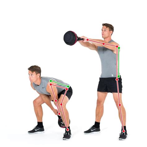 Kettlebell Exercise Swing To Strengthen The Back