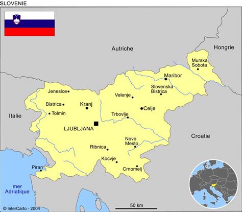 Carte de slovénie de satellite. Slovénie carte du monde Archives - Voyages - Cartes
