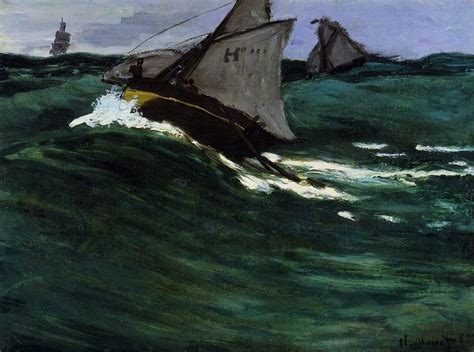The Green Wave 1866 By Claude Monet Metropolitan Museum Of Art Nyc