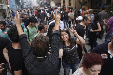 Istanbul Taksim Protests Editorial Photography Image Of People