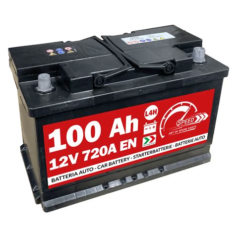 Batteria Auto Camion Speed 100ah 720a 12v H215 Ricambi Auto Smc
