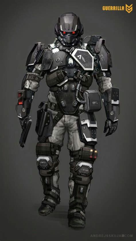 Concept Art Of The Helghast From Killzone Shadow Fall Exclusive To The