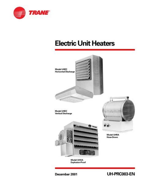 Trane Model B Cabinet Unit Heater