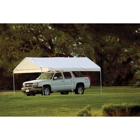 Any thoughts on this harbor freight10' x 20' carport? 10 Ft. x 20 Ft. Portable Car Canopy