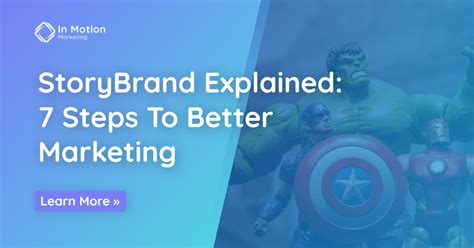 Storybrand Framework 7 Steps To Better Marketing