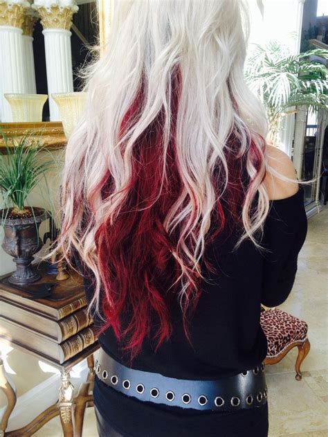Blonde Hair With Red Underneath Hair Colors Ideas