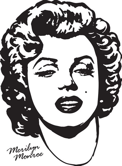 Marilyn Monroe Actor Drawing Clip Art Marilyn Monroe Png Download
