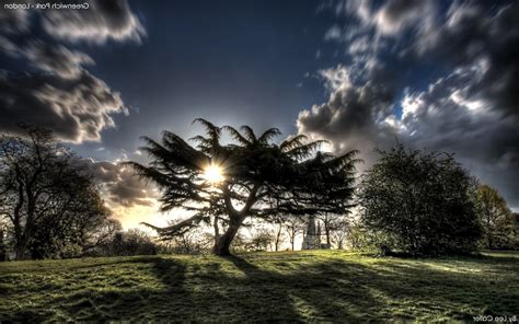 Nature Landscape Trees Sky Hdr Clouds Wallpapers Hd