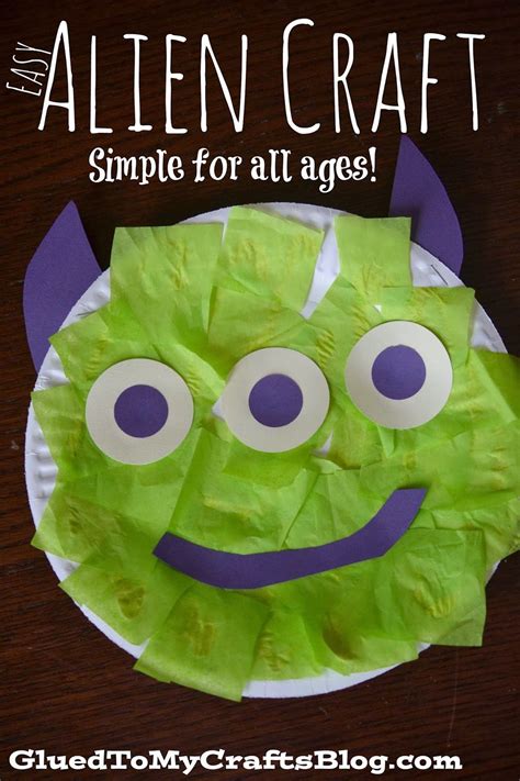 Easy Paper Plate Alien Kid Craft Tutorial For Toddlers