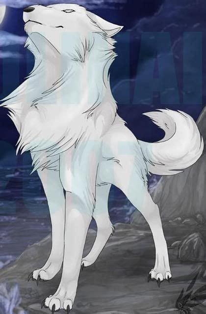 Gallery For White Anime Wolves With Wings Anime Wolf Wolf With