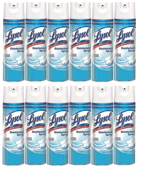 It looks white and cloudy when it dries, worse in areas where i sprayed the most cleaner, though returns to its original color when i wet it. Lysol Disinfectant Spray Crisp Linen Disinfecting ...