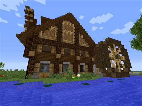 Rated 0.0 from 0 vote and 0 comment. ᐅ Haus mit Wasserrad in Minecraft bauen - minecraft ...