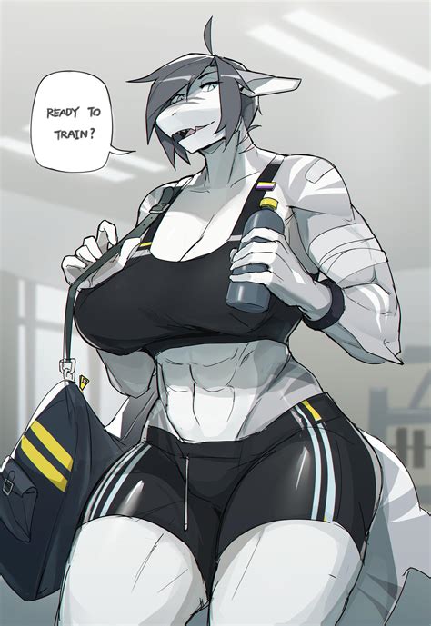 Pov You Are Meeting Your New Personal Trainer For The First Time She S A 9ft Tall Shark Girl