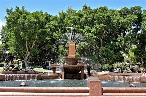 Archibald Fountain In Hyde Park In Sydney Australia Encircle Photos