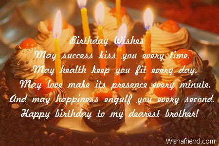 Best quotes and happy birthday wishes for brother. Birthday Wishes, Brother Birthday Poem