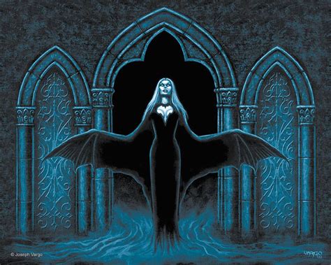 Enter The Realm Of Gothic Fantasy Artist Joseph Vargo A Chilling Mist Shrouded World Of